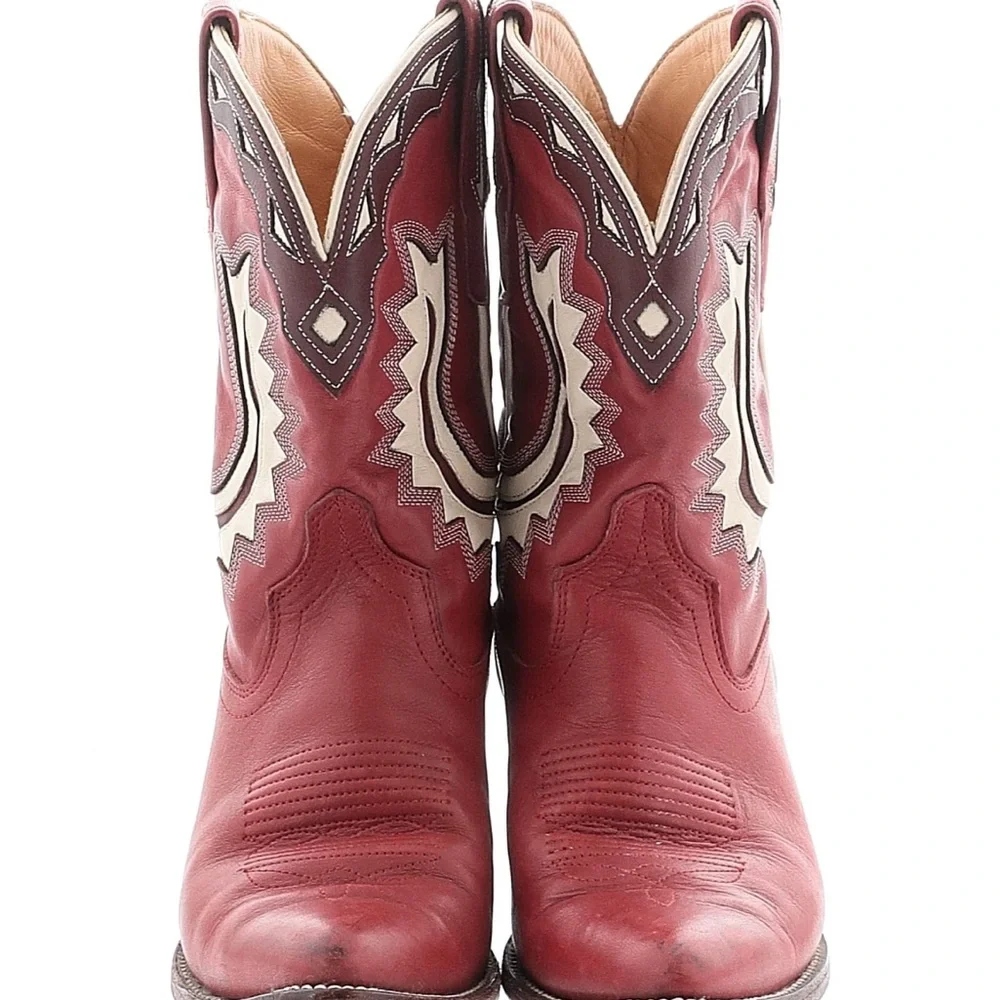 Tecovas Jolene Crimson/Bone 8 - Picture 2 of 6
